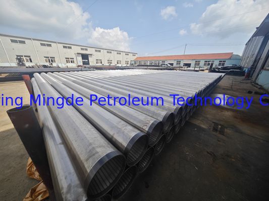 15% Open Area Wedge Wire Screen for Corn Syrup Processing 2.2mm Wire Diameter