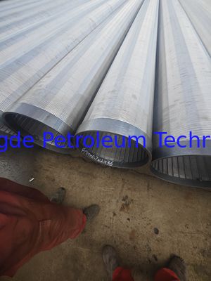 Stainless Steel Wire Wrapped Screen with 0.25mm Slot Size and Polished Surface