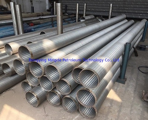 Keystone Slot Wire Wrapped Screen Pipe for Oil/Water/Gas Well Sand Control Gravel Pack and Well Completion