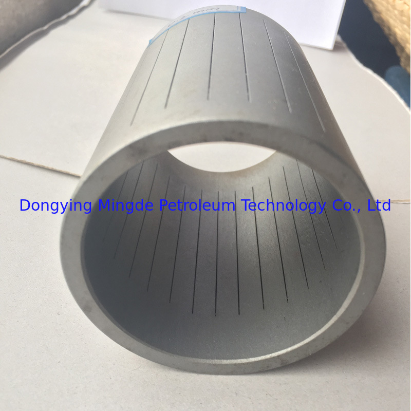 High Precision Tube Slotted Liner with 0.02 Inch Slot Size and Connections