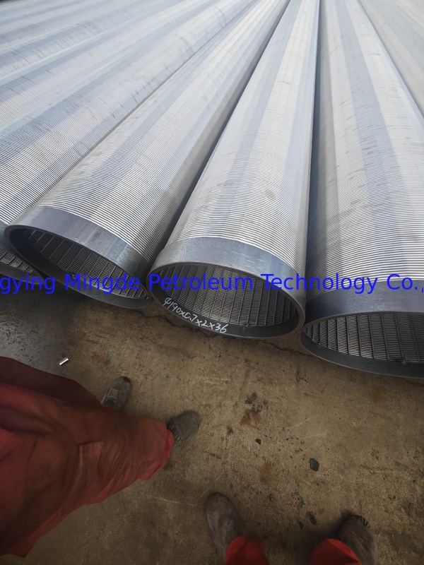 0.25mm Aperture Wire Wrapped Screen with Excellent Corrosion Resistance and Length of 1m-12m